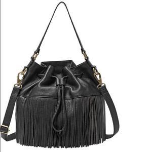 Fossil ‘Jules Large’ fringe bucket purse